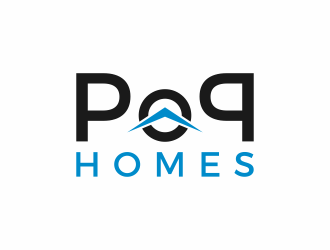 PoP Homes logo design by InitialD