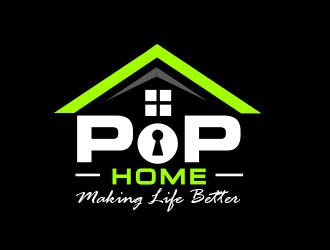 PoP Homes logo design by Vincent Leoncito