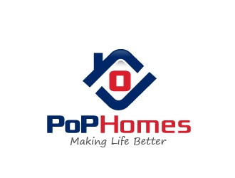 PoP Homes logo design by art-design