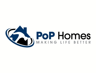 PoP Homes logo design by J0s3Ph