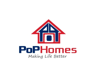 PoP Homes logo design by art-design