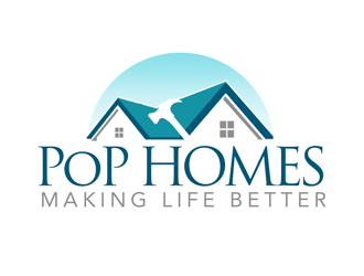PoP Homes logo design by kunejo