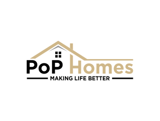 PoP Homes logo design by done