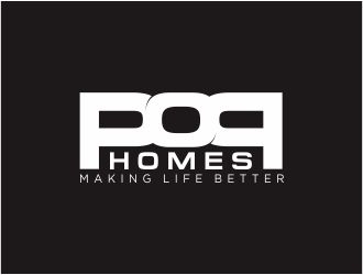 PoP Homes logo design by 48art