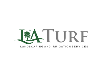 L A Turf logo design by revi