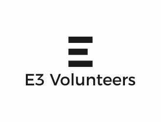 E3 Volunteers logo design by InitialD