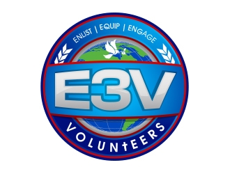 E3 Volunteers logo design by MarkindDesign