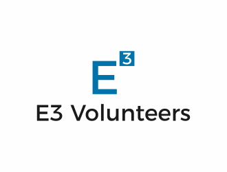 E3 Volunteers logo design by InitialD