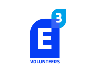 E3 Volunteers logo design by AisRafa