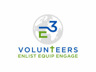 E3 Volunteers logo design by checx