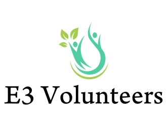 E3 Volunteers logo design by jetzu