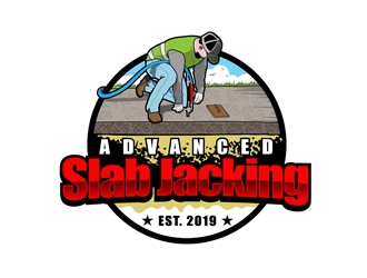 Advanced Slab Jacking logo design by DreamLogoDesign