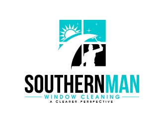 Southern Man Window Cleaning logo design by MarkindDesign