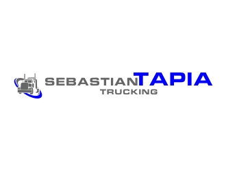 Sebastian Tapia Trucking logo design by mckris