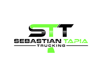 Sebastian Tapia Trucking logo design by johana