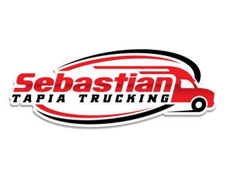 Sebastian Tapia Trucking logo design by DreamLogoDesign