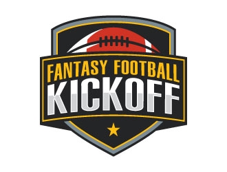 Kick Off Fantasy Football logo design by boybud40