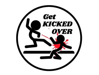 Get kicked over logo design by justin_ezra