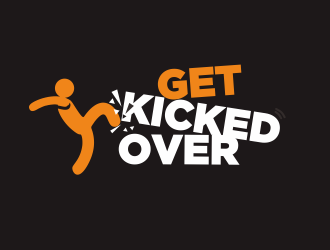 Get kicked over logo design by YONK