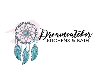 Dreamcatcher Kitchens & Bath logo design by DreamLogoDesign