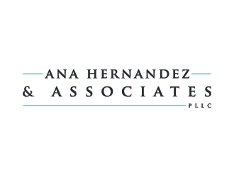 Ana Hernandez & Associates, PLLC logo design by Fear