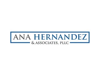 Ana Hernandez & Associates, PLLC logo design by shravya
