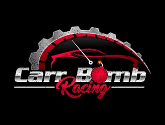 Carr Bomb Racing logo design by JJlcool