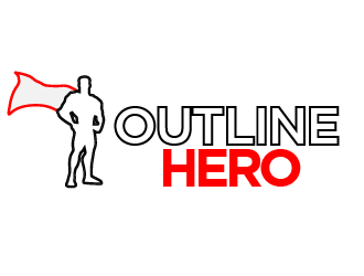 Outline Hero logo design by AnuragYadav
