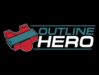 Outline Hero logo design by MAXR
