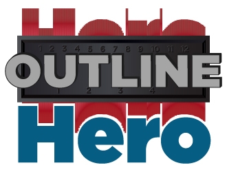 Outline Hero logo design by fries