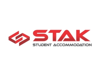 STAK Student Accommodation logo design by ManishKoli