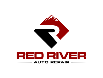 Red River Auto Repair logo design by p0peye
