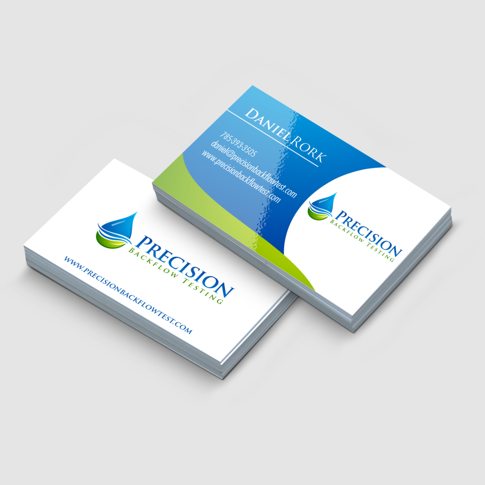 Precision Backflow Testing logo design by Andrei P