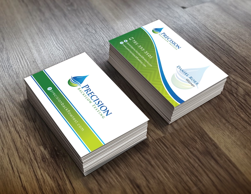 Precision Backflow Testing logo design by SmartDesigner