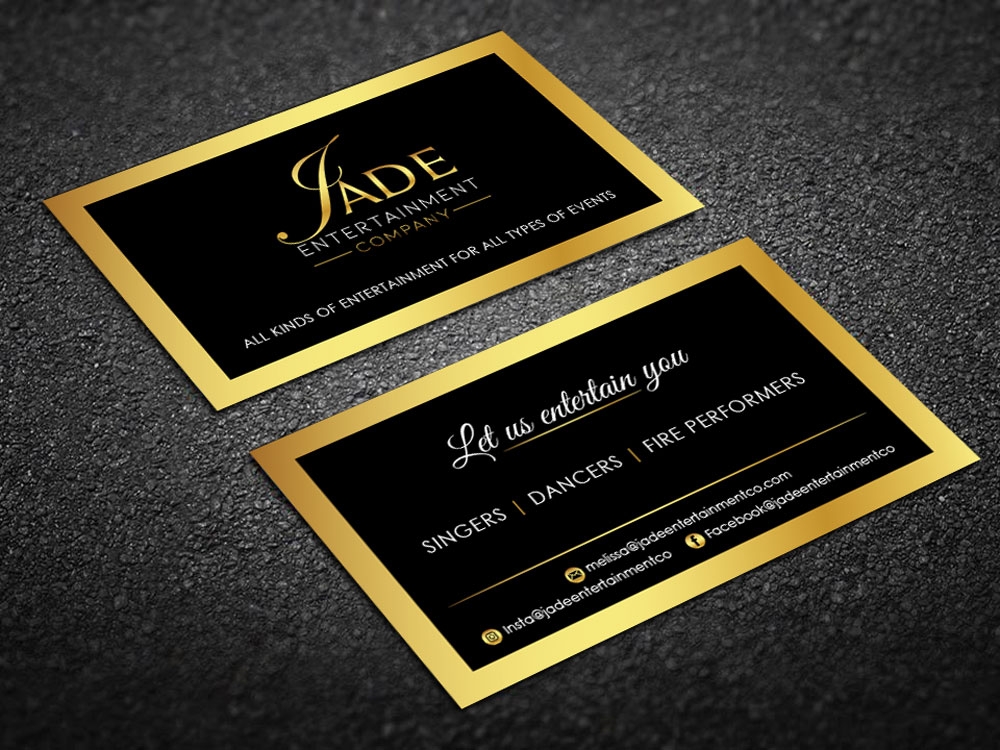 Jade Entertainment Company  logo design by cre8vpix