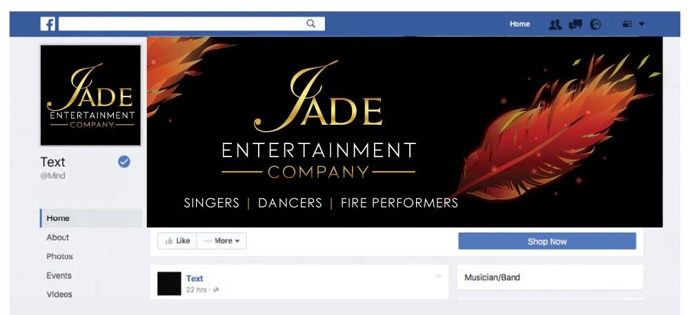 Jade Entertainment Company  logo design by cre8vpix