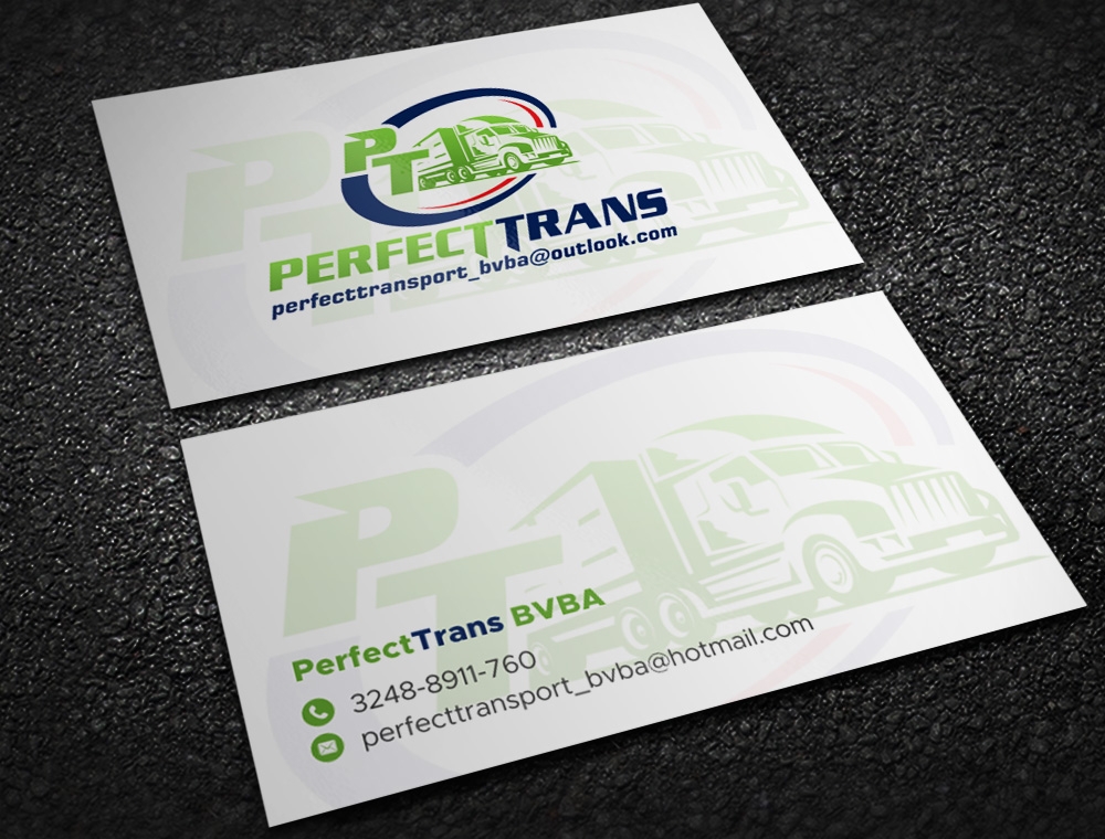 PerfectTrans BVBA logo design by Kindo