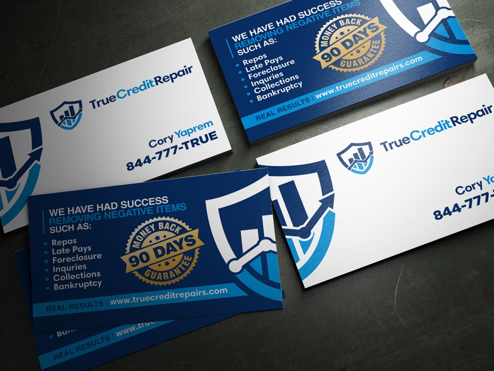 True Credit Repair logo design by Realistis