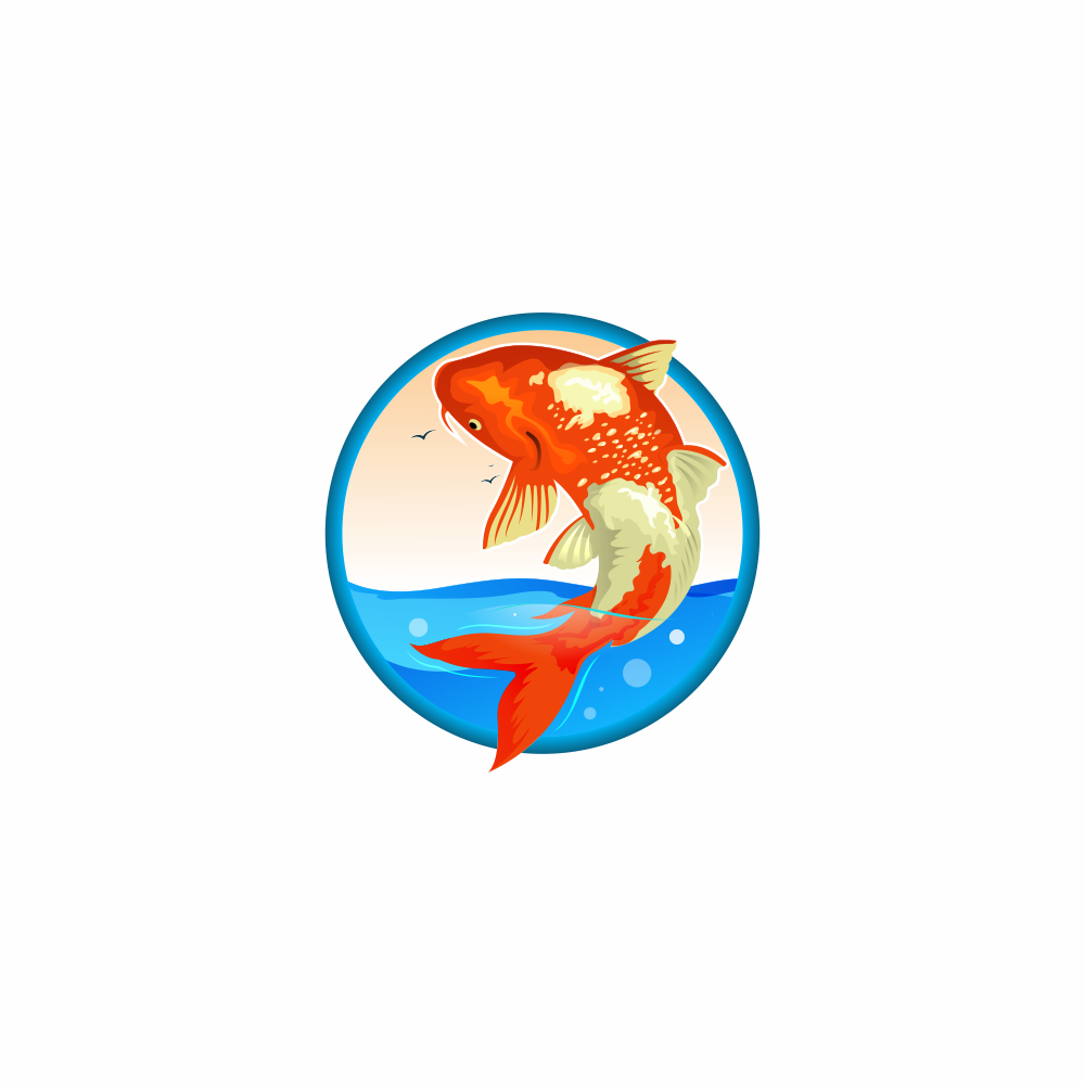 Koi Pond Info logo design by Kindo