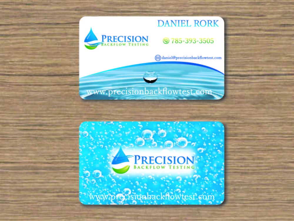 Precision Backflow Testing logo design by bulatITA