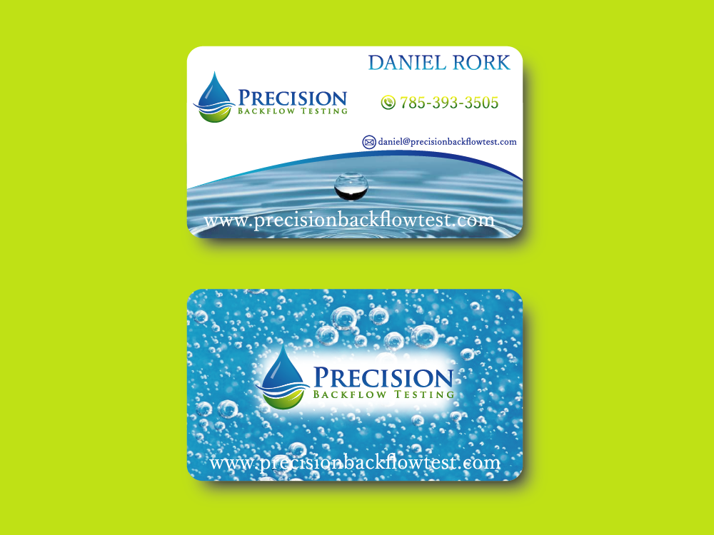 Precision Backflow Testing logo design by bulatITA