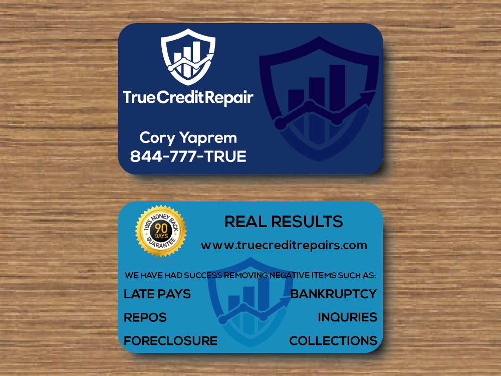 True Credit Repair logo design by bulatITA