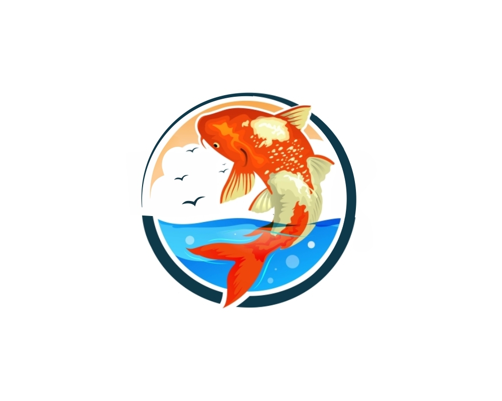 Koi Pond Info logo design by ruki