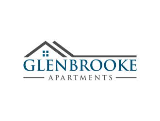 Glenbrooke Apartments logo design by p0peye