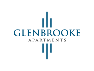 Glenbrooke Apartments logo design by p0peye