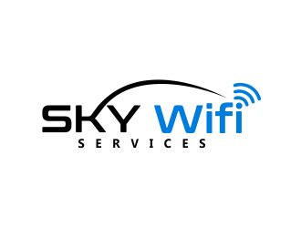 Sky Wifi Services logo design by done