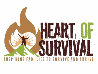 Heart of Survival logo design by nikkiblue
