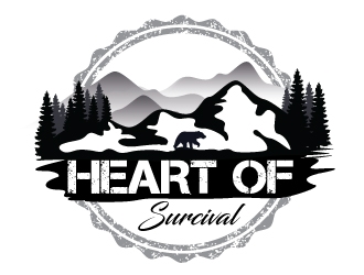 Heart of Survival logo design by Upoops