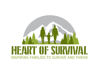 Heart of Survival logo design by kunejo