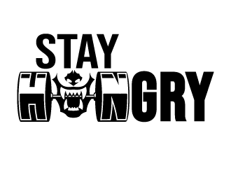STAY HUNGRY logo design by justin_ezra